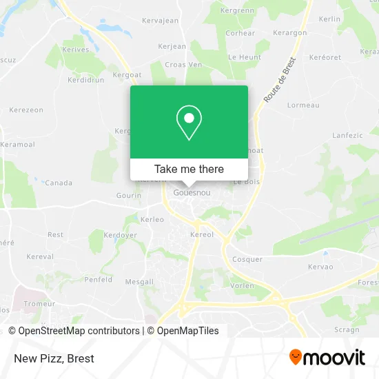 New Pizz map