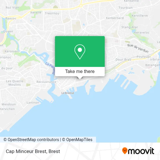 Cap Minceur Brest map
