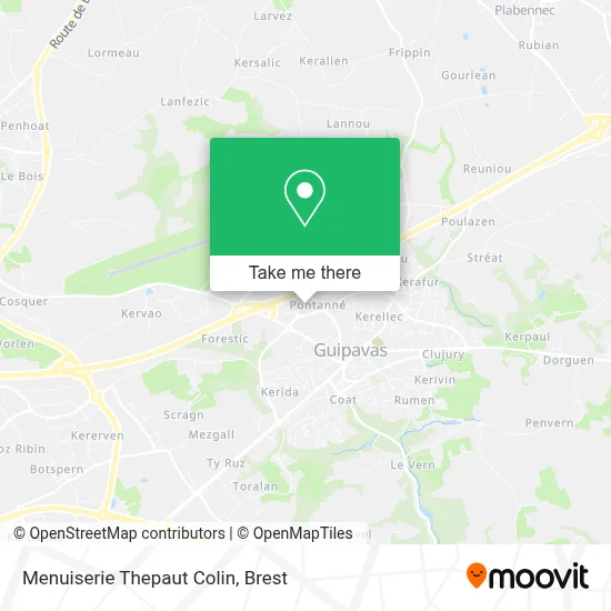 Menuiserie Thepaut Colin map