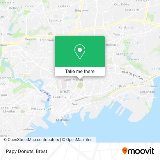 Papy Donuts map