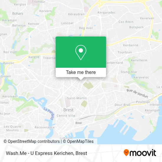 Wash.Me - U Express Kerichen map