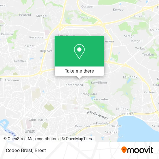 Cedeo Brest map