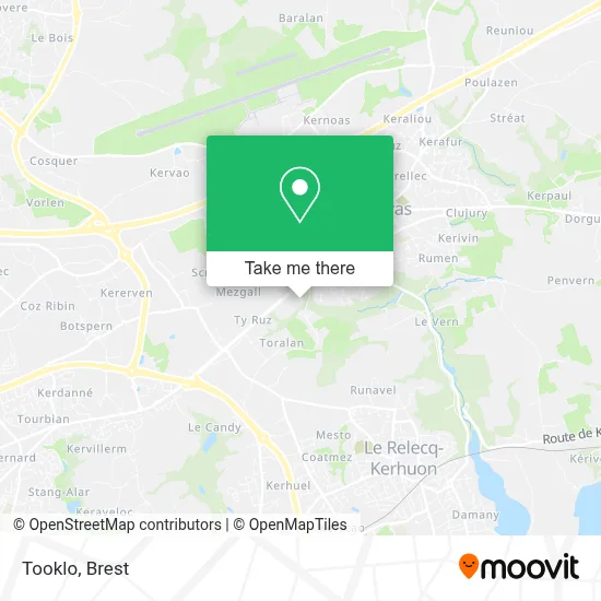 Tooklo map