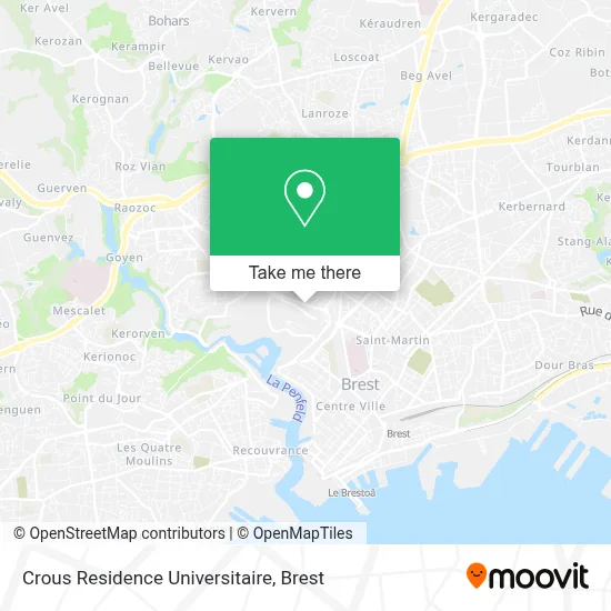 Crous Residence Universitaire map