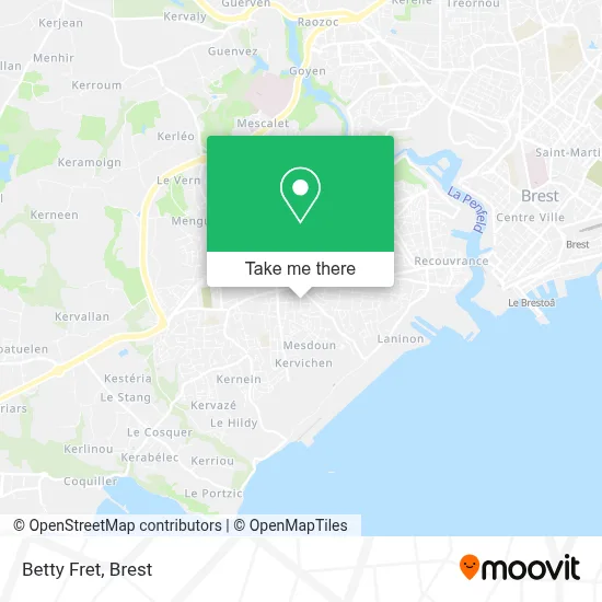 Betty Fret map