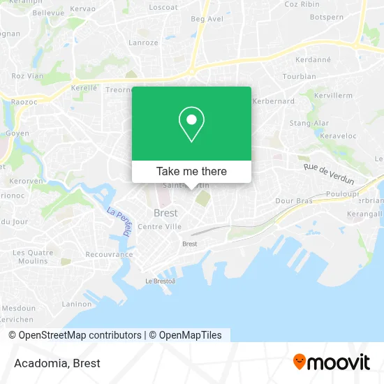 Acadomia map