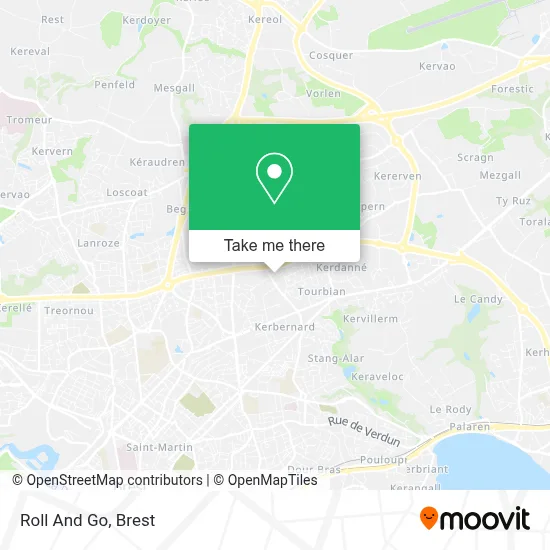 Roll And Go map