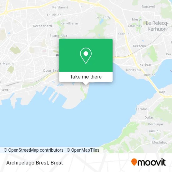 Archipelago Brest map