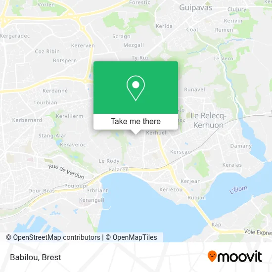 Babilou map
