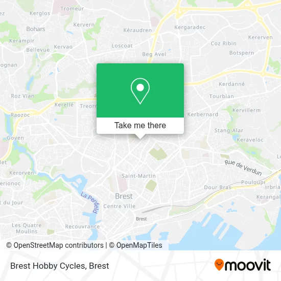 Brest Hobby Cycles map