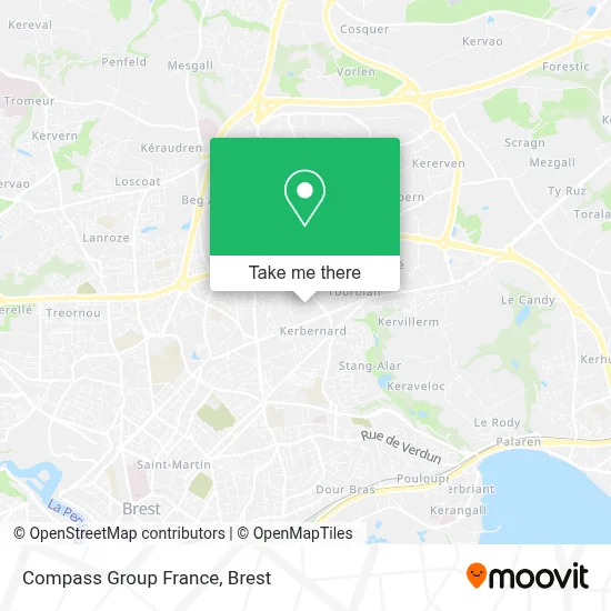Compass Group France map