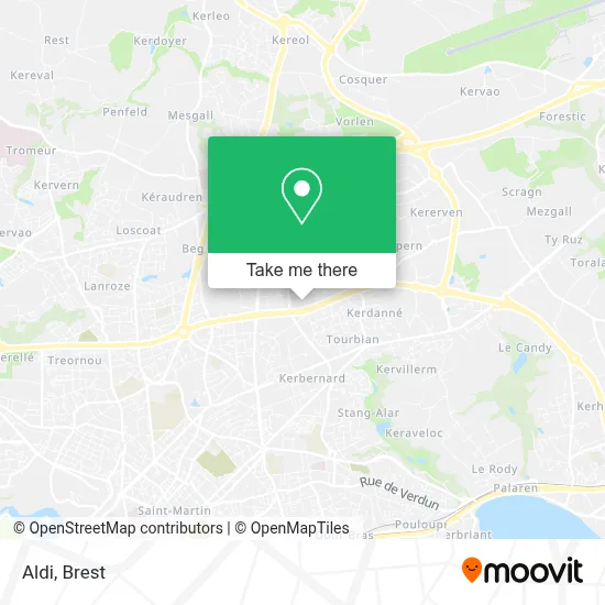 Aldi map