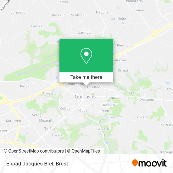 Ehpad Jacques Brel map