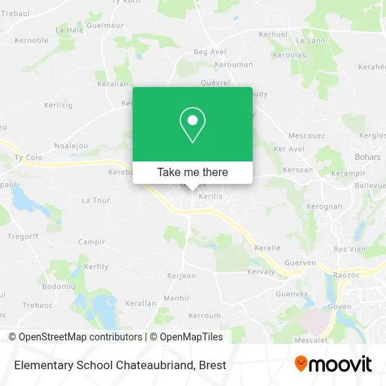 Elementary School Chateaubriand map