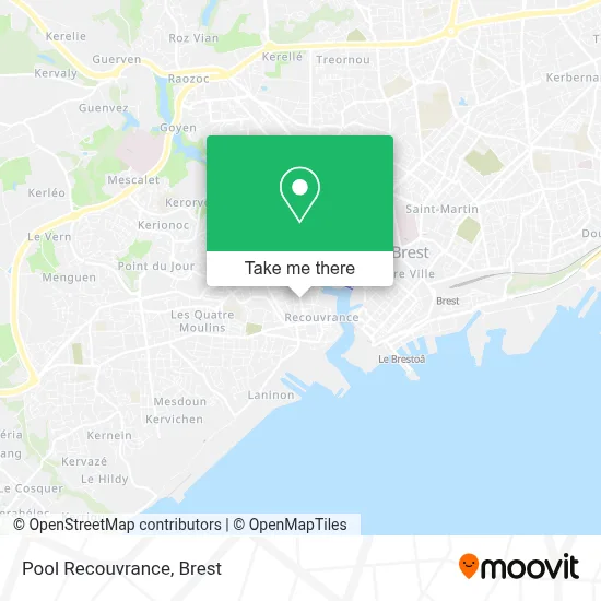 Pool Recouvrance map