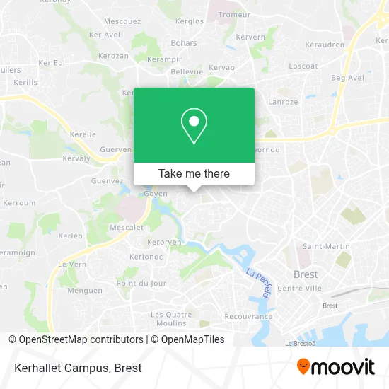 Kerhallet Campus map