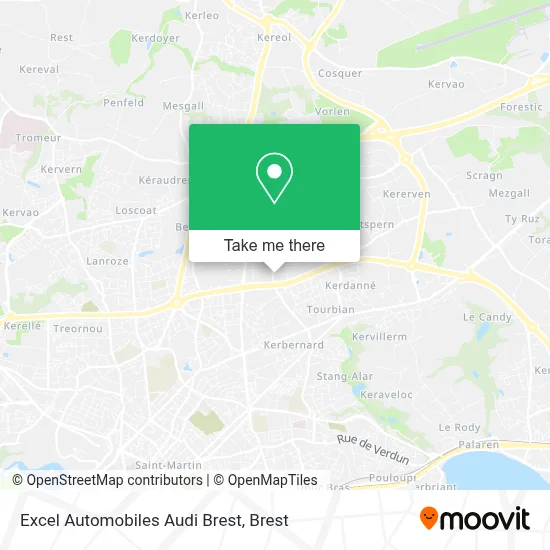 Excel Automobiles Audi Brest map