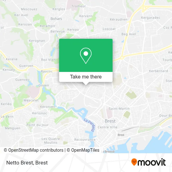 Netto Brest map