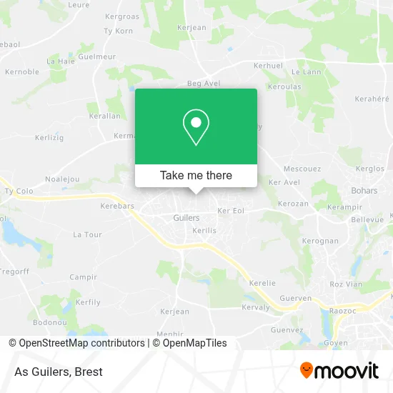 As Guilers map
