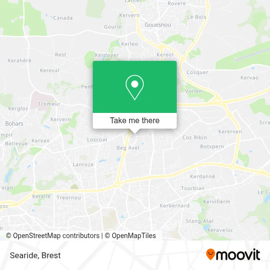 Searide map