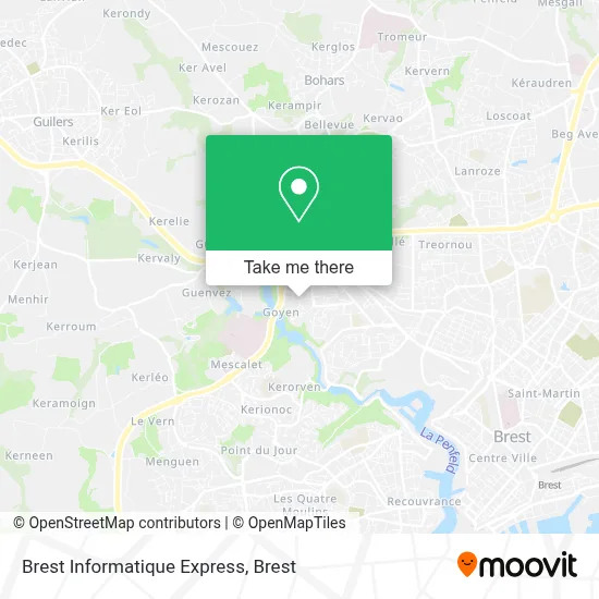Brest Informatique Express map