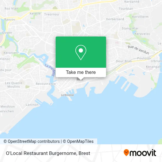O'Local Restaurant Burgernome map