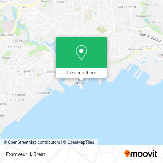 Fromveur II map