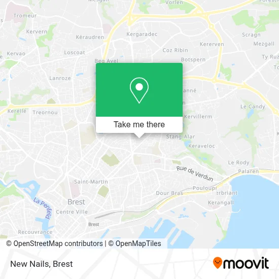 New Nails map