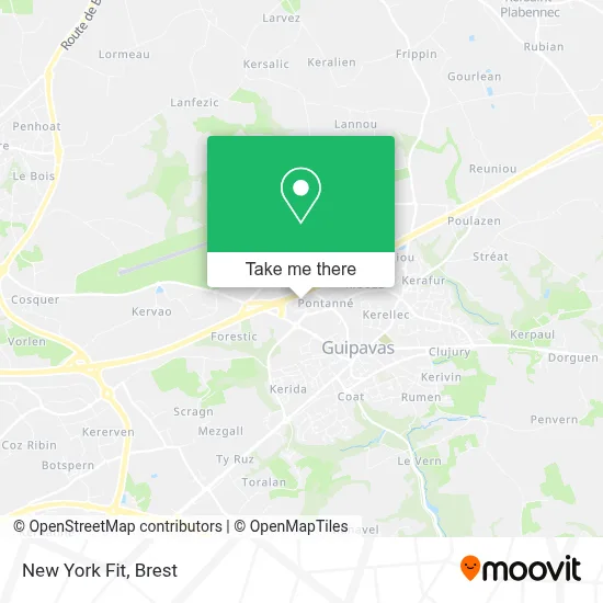 New York Fit map