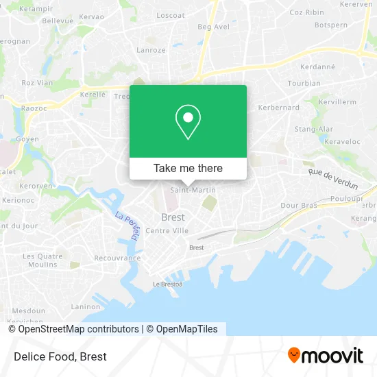 Delice Food map