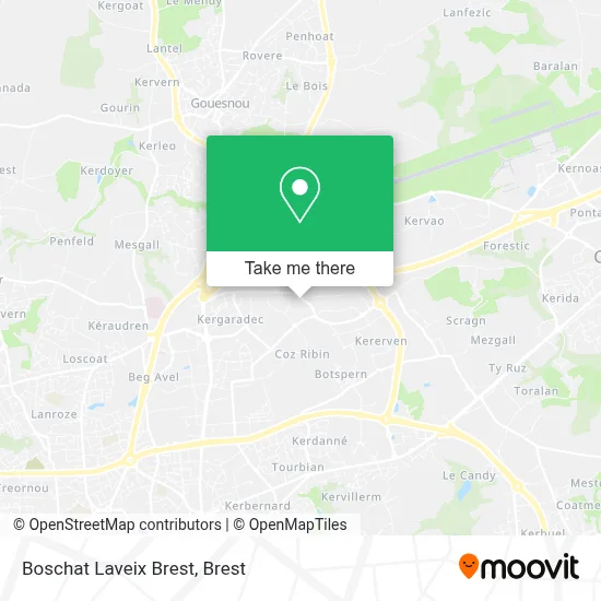 Boschat Laveix Brest map