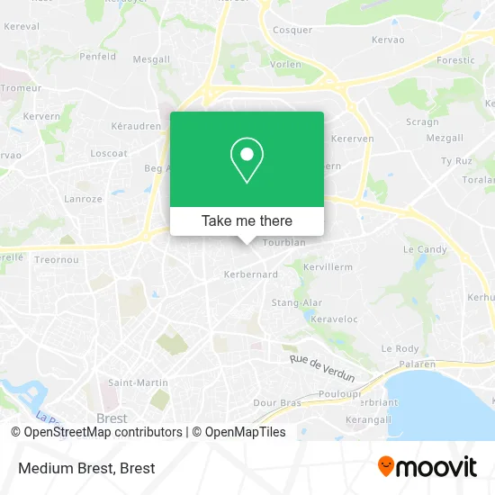 Medium Brest map