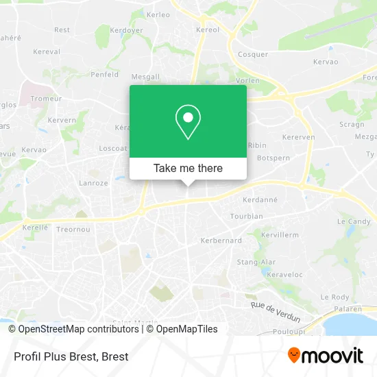 Profil Plus Brest map