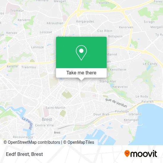 Eedf Brest map