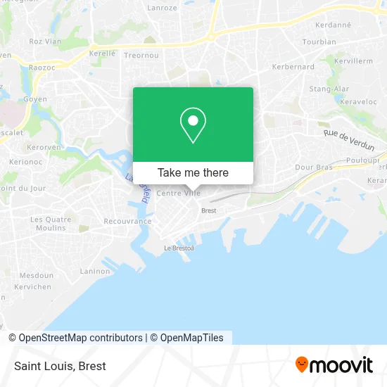 Saint Louis map