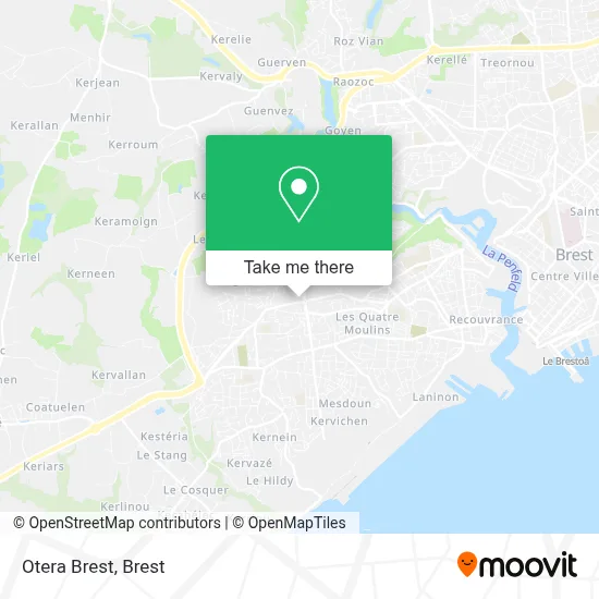 Otera Brest map