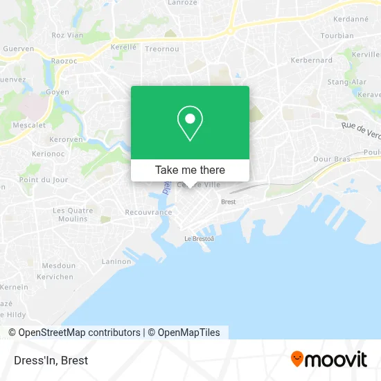 Dress'In map