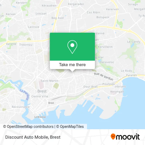 Discount Auto Mobile map