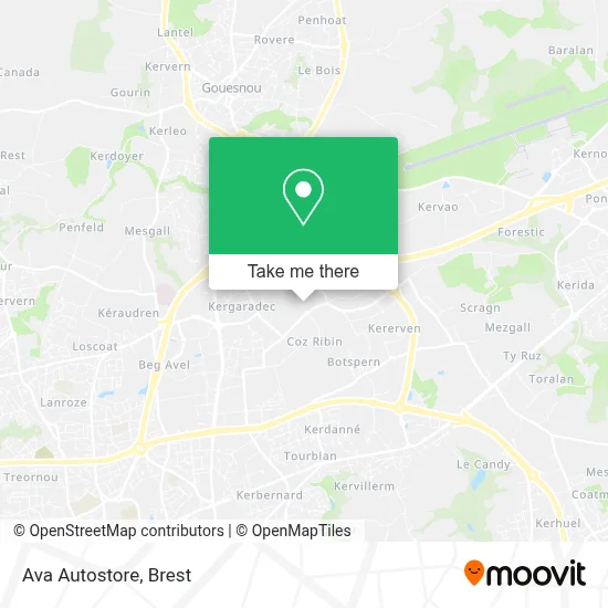 Ava Autostore map