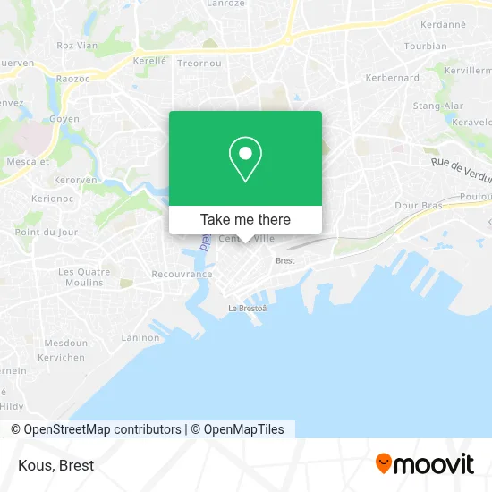 Kous map