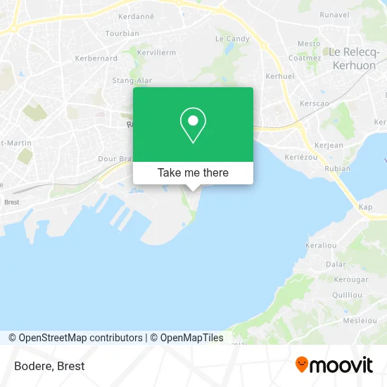 Bodere map