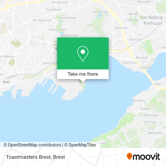 Toastmasters Brest map