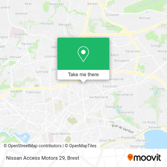 Nissan Access Motors 29 map