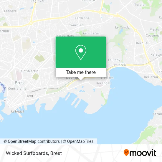 Wicked Surfboards map
