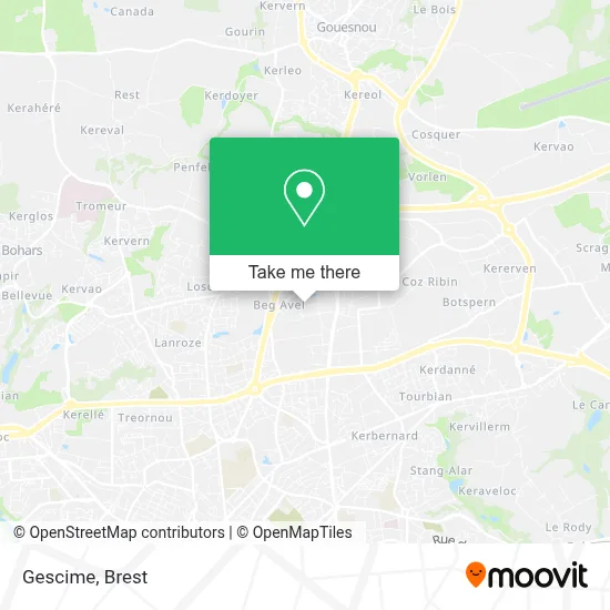 Gescime map