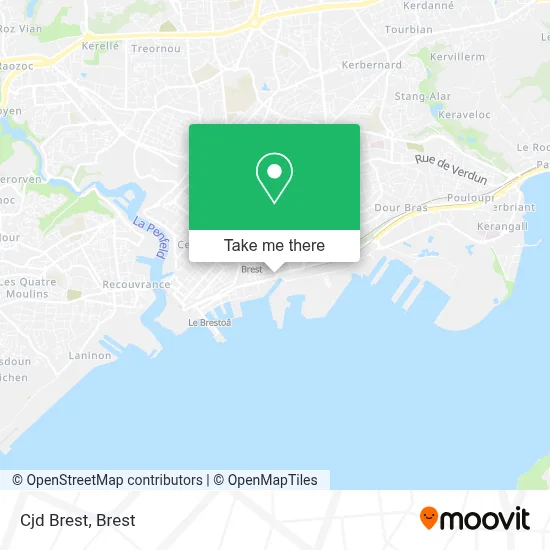 Cjd Brest map