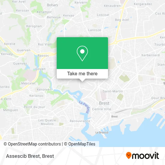 Assescib Brest map
