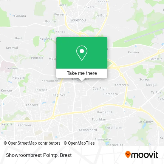 Showroombrest Pointp map