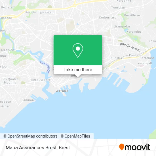 Mapa Assurances Brest map