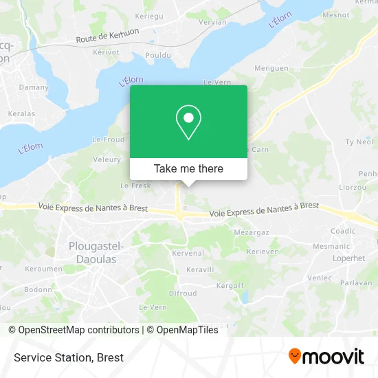 Station Service map